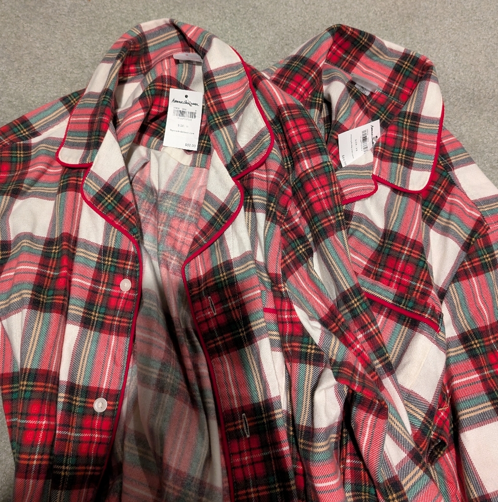 Hanna Andersson family holiday plaid set
